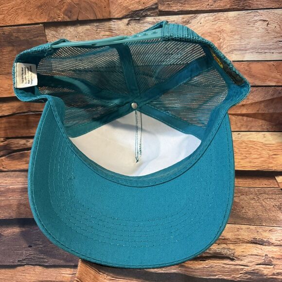 Bass Pro Shops Teal Hat Mesh Adjustable SnapBack Cap Fishing Hunting Outdoors - Picture 6 of 8